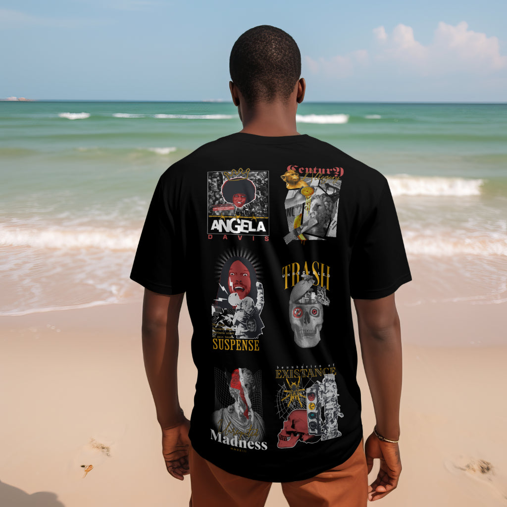 Rebel Collage Streetwear Tee – Bold Art Meets Urban Vibes