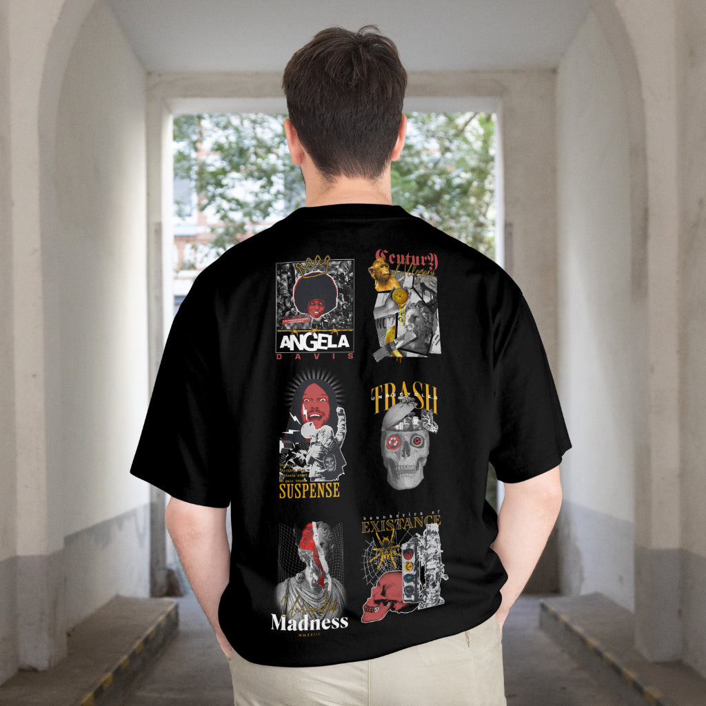 Rebel Collage Streetwear Tee – Bold Art Meets Urban Vibes