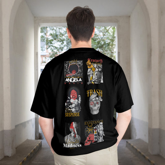 Rebel Collage Streetwear Tee – Bold Art Meets Urban Vibes