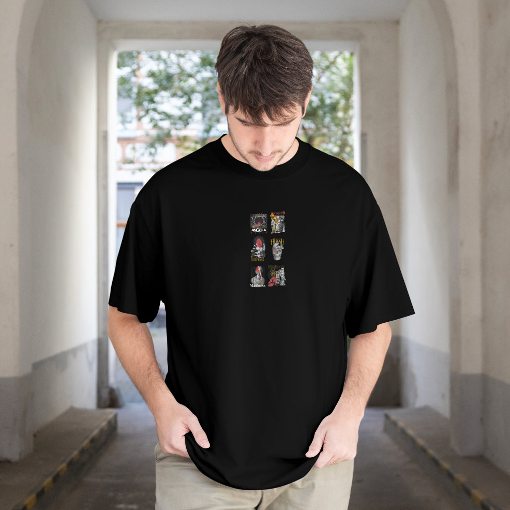 Rebel Collage Streetwear Tee – Bold Art Meets Urban Vibes