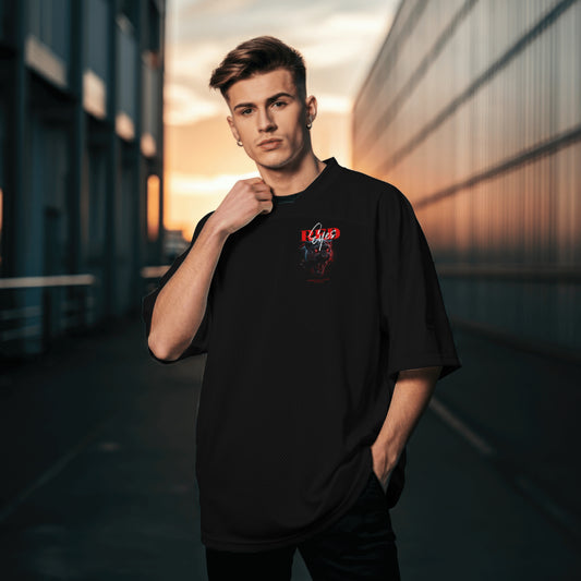 Red Eyes Fierce Panther T-Shirt – Bold Graphic Oversized Tee for Men & Women