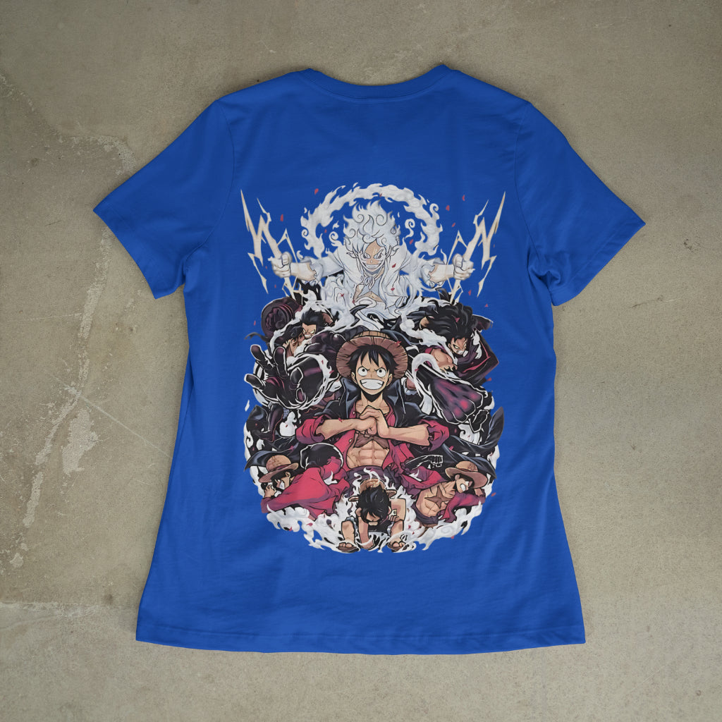 One Piece Luffy Gear 5 Oversized Anime Tee