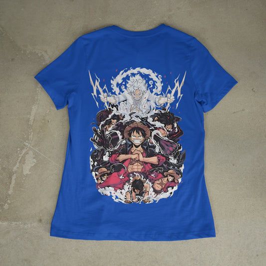 One Piece Luffy Gear 5 Oversized Anime Tee