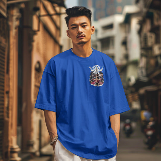 One Piece Luffy Gear 5 Oversized Anime Tee