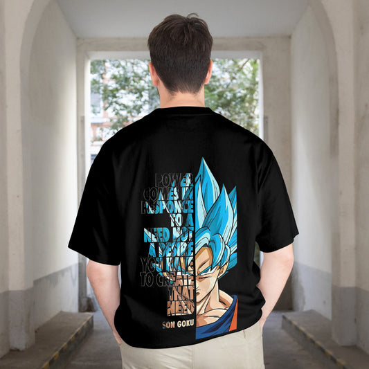 Goku Super Saiyan Blue Oversized T-Shirt