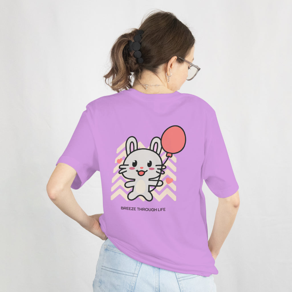 Kawaii Bunny Bliss – Breeze Through Life Tee