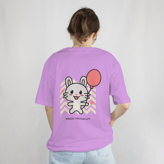 Kawaii Bunny Bliss – Breeze Through Life Tee