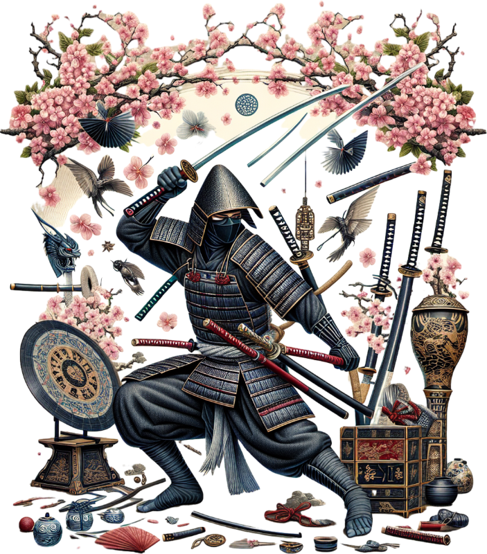 Samurai Blossom: Warrior’s Serenity